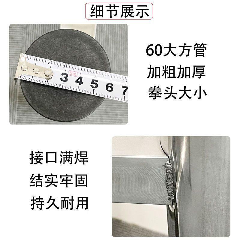不锈桌腿可折叠233支厚架人收藏钢玻璃加方桌圆桌2DNS04桌3脚架