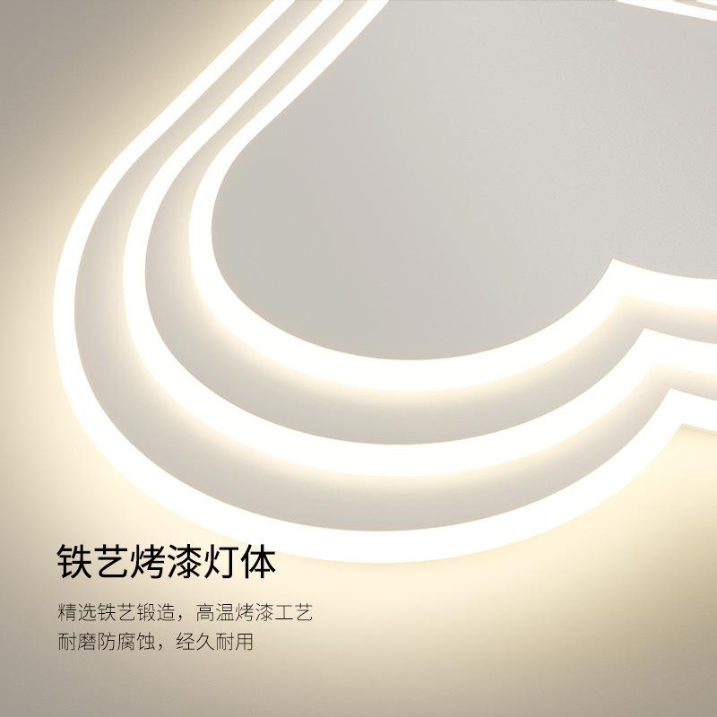 童房灯简JWZF-344约温馨全光谱卧吸顶灯个性创儿意爱心孩女红卧室
