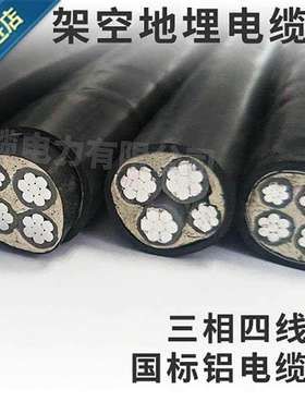 多芯电览线吕线电线20平方吕芯户新品外空三相四线电缆铝线多