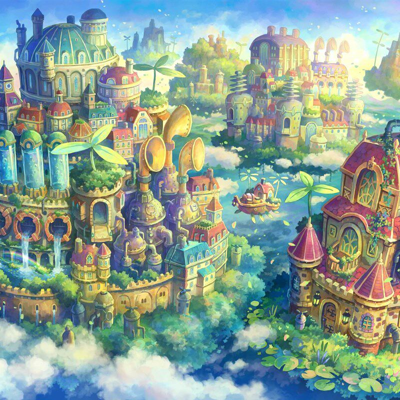 童话城堡 新款十字绣套件 风景 客厅卧室 精准印花