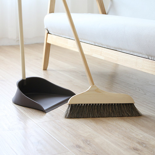 扫把簸箕套装家用马鬃毛扫帚扫地笤帚组合除尘扫头发神器