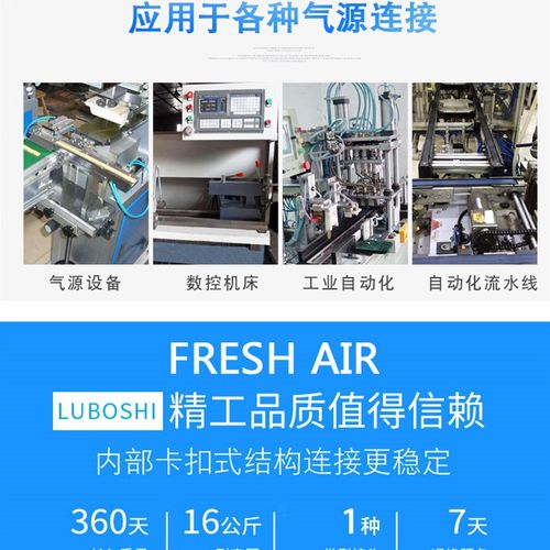 50个装气管接头新款快插接头直角螺纹弯头PL8-02/6-M5/6-01/10-03