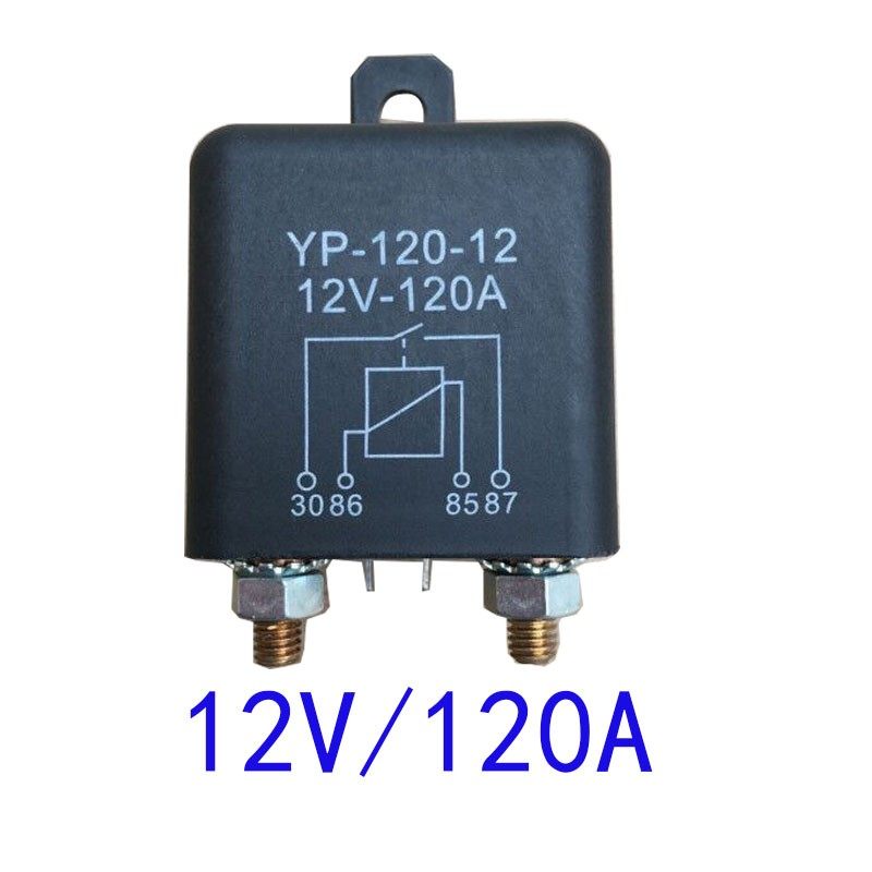200A大功率汽车继电器12V/24V大电流汽车总电源开关启动继电器4脚