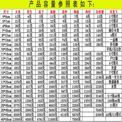 8号自封袋特厚  五金分装袋  密封袋加厚 封口袋 螺丝分装袋17.25