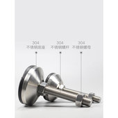 不锈钢调节脚杯304重型防滑固定地脚m12m16m20脚垫支撑脚可调节脚