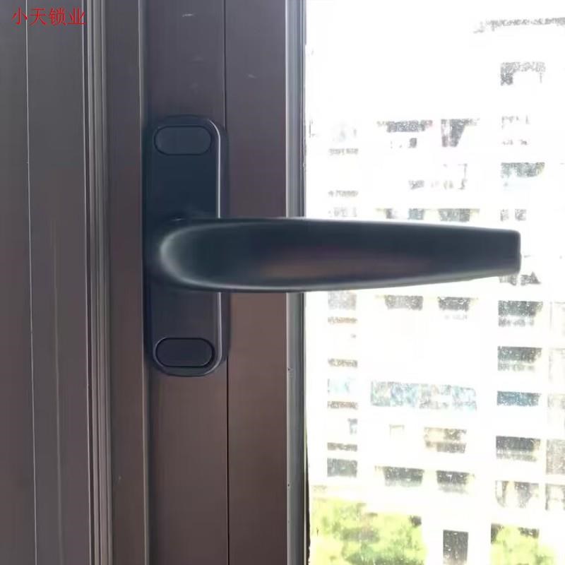 窗户把手手柄断桥铝内外推拉阳台窗户锁扣配件50平开铝合金窗户