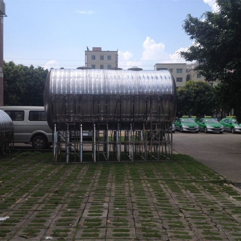 珠海不锈钢水塔现货/1吨304卧式水箱立式储水罐本地厂家当天送货