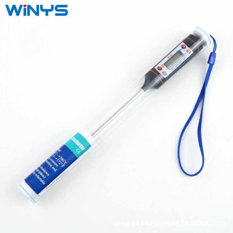 TP101大屏食品笔式数显厨房温度计电子探针式液体烧烤油测温WINYS