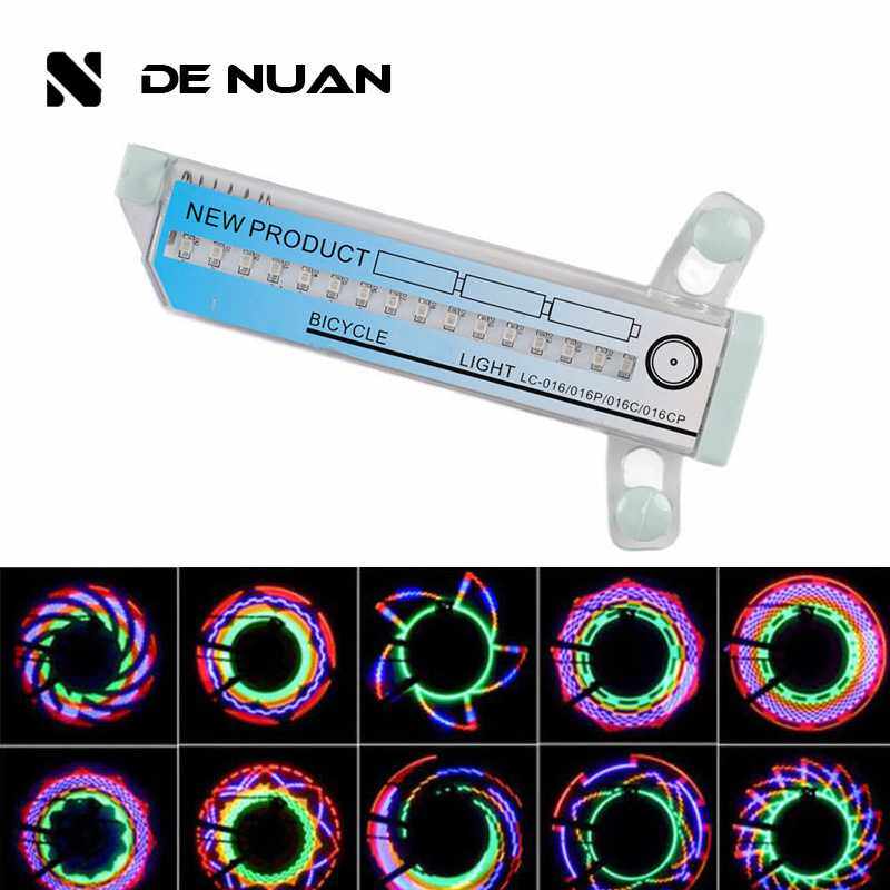 自行车辐条灯风火轮炫彩骑士骑行装备硅胶山地32LED山地车车轮灯