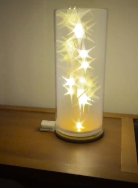 小红书同款星星灯情人节生日创意礼品高颜值ins氛围灯diy材料