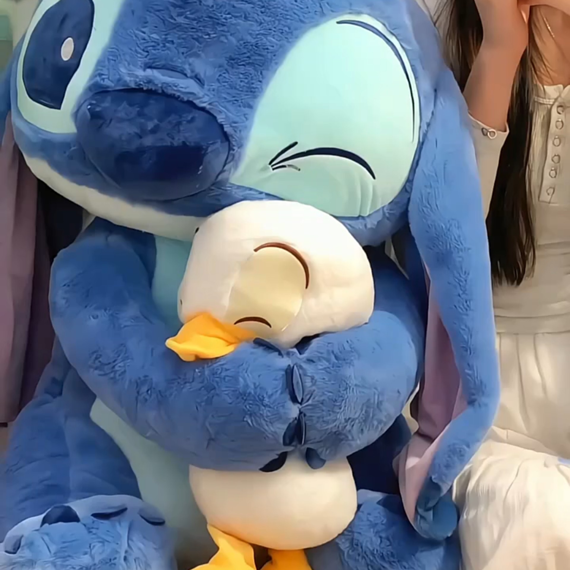 史迪仔唐老鸭毛绒玩具史迪奇公仔玩偶布娃娃情人节生日礼物抱枕女