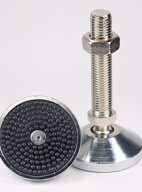 重型万向脚杯底座碳钢球头设备机器地脚螺丝m16水平调节机械脚m20