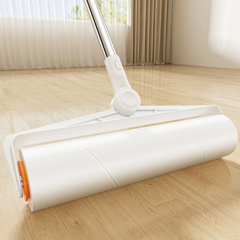 粘毛器滚筒长杆大号除毛神器床上沾毛器滚刷地板头发滚轮卷纸灰尘,收纳整理,衣物除尘滚/粘毛滚,淘宝优惠券,粉丝福利购,淘宝优惠卷