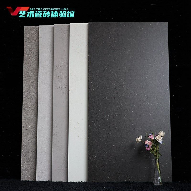 素色微水泥瓷砖600x1200客厅仿古砖精雕刷抛水磨石地砖卫生间墙砖
