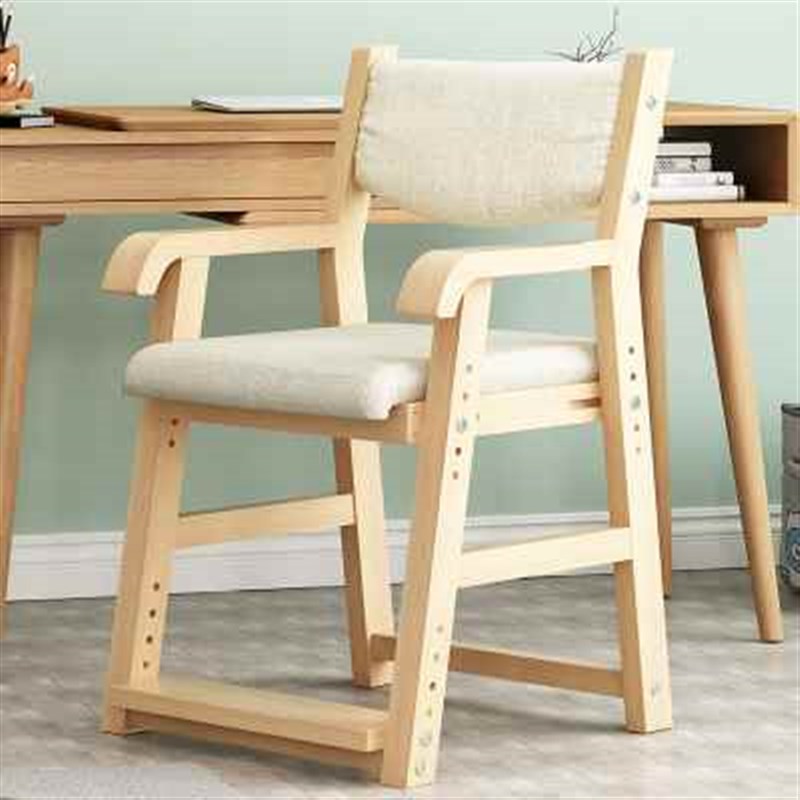 学生椅子家用写字椅可升降儿童学习椅实木靠背宝宝写作业书房凳子