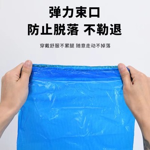 便携防水鞋 一次性儿童鞋 成人款 套长款 套 户外加厚透明脚套独立包装