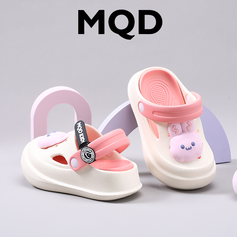 马骑顿MQD女童可爱兔子洞洞鞋