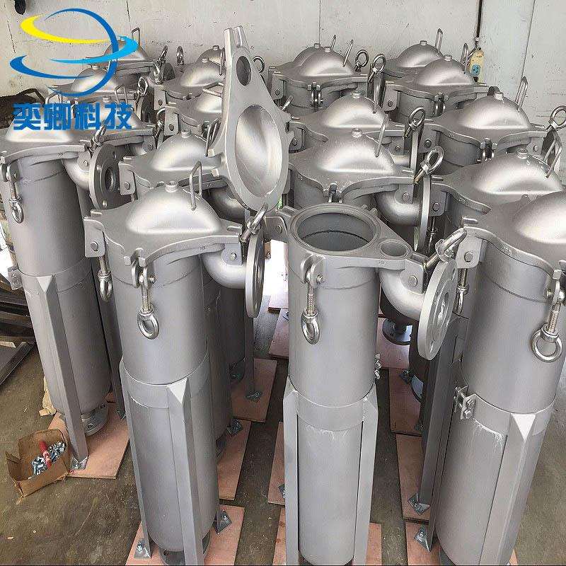 供应顶入式单袋过滤器 大量生产龟背袋式过滤器 不锈钢过滤器