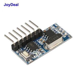 433 MHz带解码超外差学习型无线接收模块4路控制点动遥控开关改装