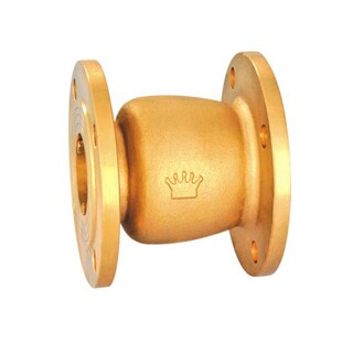 dn50 皇冠牌 dn100 16T止逆阀 dn65 黄铜法兰消声单向止回阀H42X