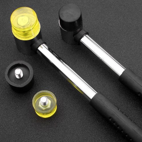 橡胶锤子橡皮胶锤大号软胶牛筋塑料榔头贴砖装修安装瓷砖尼龙工具