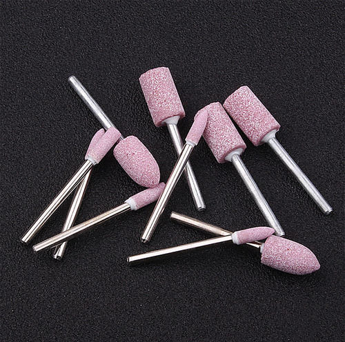 包邮红刚玉砂轮磨头金属抛光玉器火石仔打磨头模具DIY陶瓷10支装