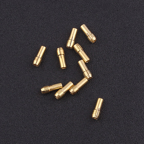 铜夹头磨夹头螺母夹心锁帽夹芯迷你打磨机铜夹心电磨五金配件包邮