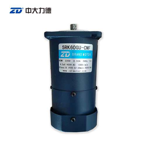 ZD中大交流阻尼刹车电机马达5RK60GU-CMF 60W现货包邮