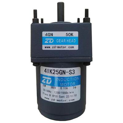 ZD交流减速电机马达4IK25GN-S3/4GN50K