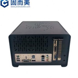新款 可 固而美cITX机箱直插显卡迷你主机外壳升级版 铝小电脑壳卧式