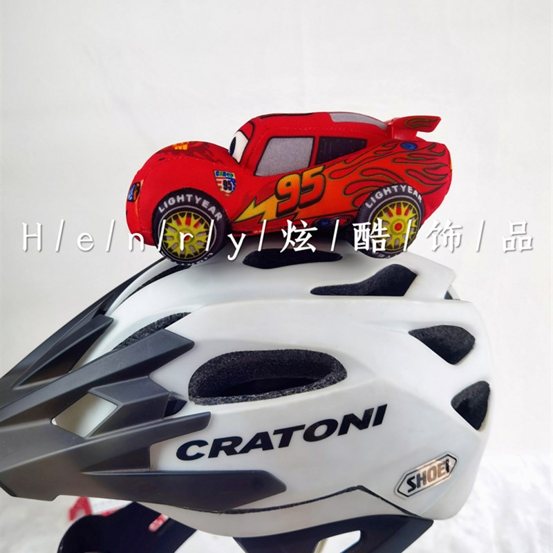 儿童平衡c车轮滑雪成人摩托车电动头盔装饰品汽赛车总动员麦坤