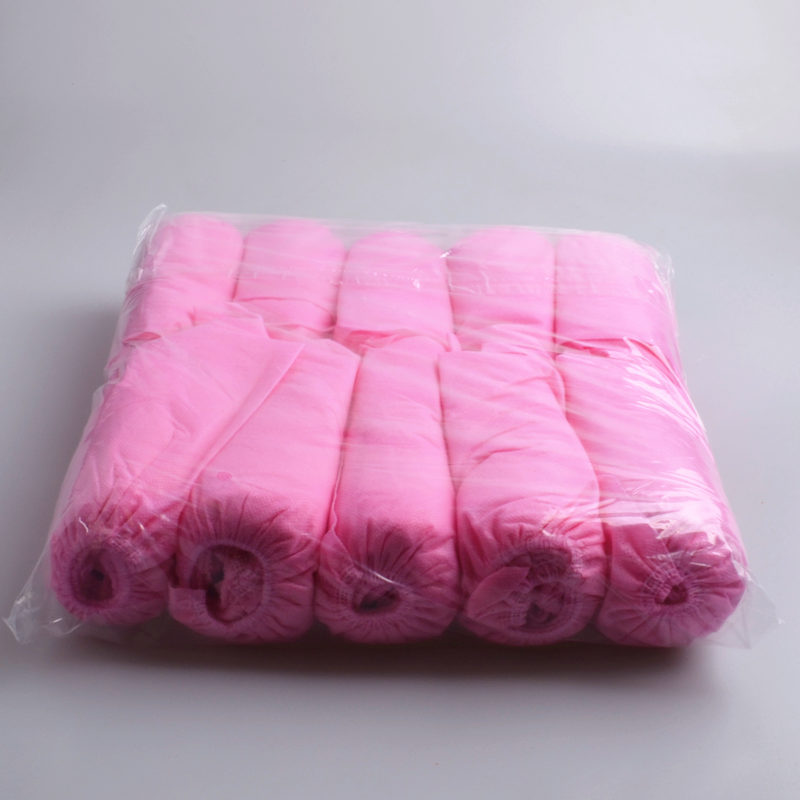 加厚款无纺布一次性鞋套一次u性鞋套 耐磨鞋套 家用鞋套 100只装