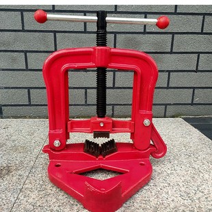 民伟重型管子台虎钳龙门钳龙门架子台钳G夹管钳压力钳2号3号4号5