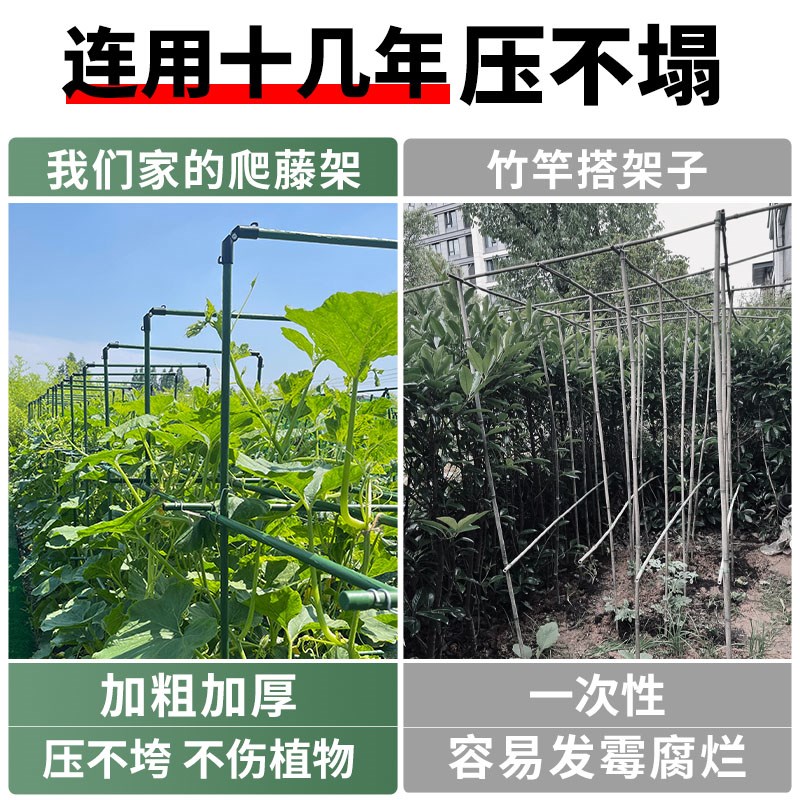 爬藤架葡萄黄瓜豆角架种菜花支架庭院园艺植物支撑杆西红柿架种植