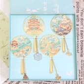 江西望仙谷金属书签庐山婺源篁岭滕王H阁景点纪念品随手礼定制刻