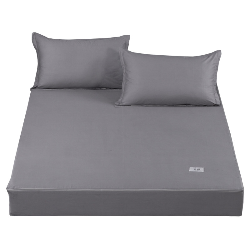 全棉六面全包床笠防滑拉链式单件纯棉乳胶床垫套S席梦思保护罩固