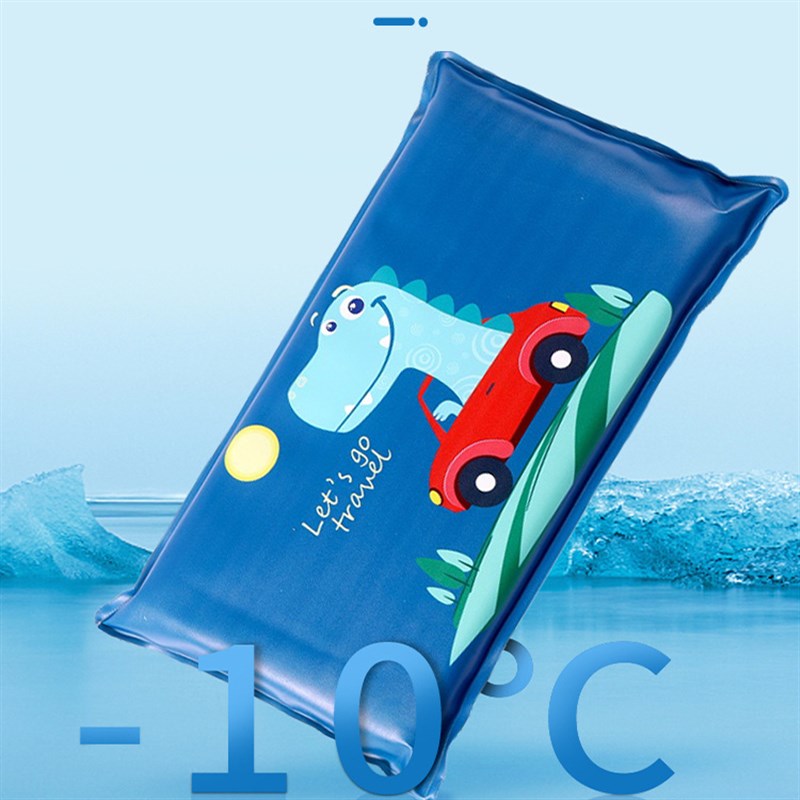 卡通海绵冰枕凉j枕降温成人冰垫午睡冰垫夏天用品儿童水枕头冰凉