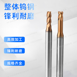 4R0.1 3R0.1 60度钨钢涂层深沟加长圆鼻刀合金铣刀1R0B.1 2R0.1