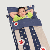 学校儿童午休睡袋一年级小学生教室睡F午觉保暖四季 收 纯棉便携式