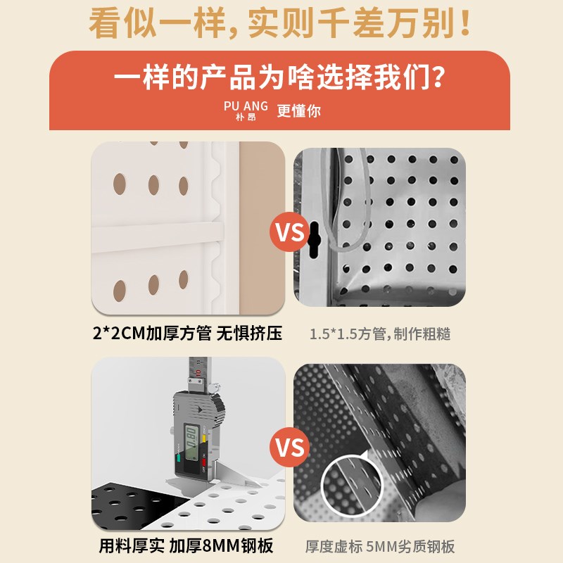 洞洞板墙上墙面置物架宿舍展示架学习书桌收纳万S能挂板壁挂展示