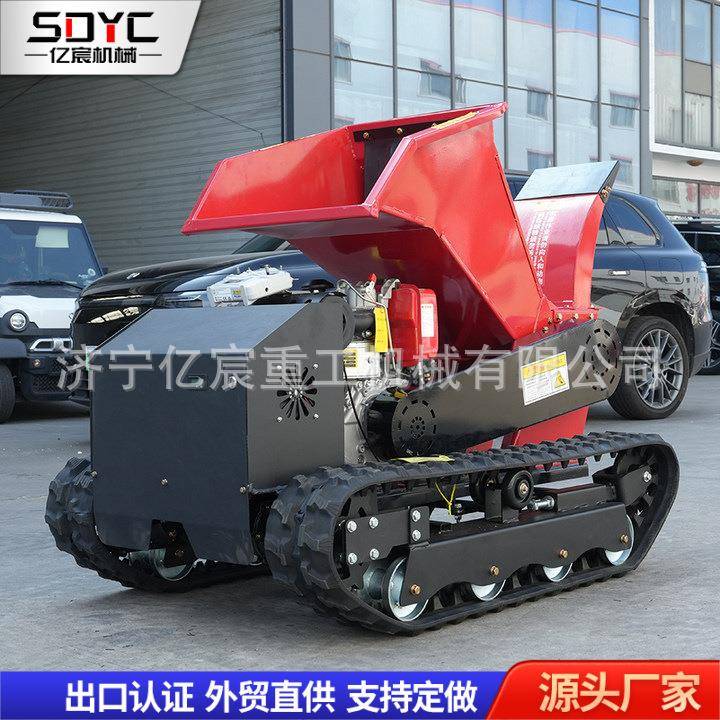 木屑破碎机制造锯末柴油可移动农业机械木材削片机果园秸秆破碎机