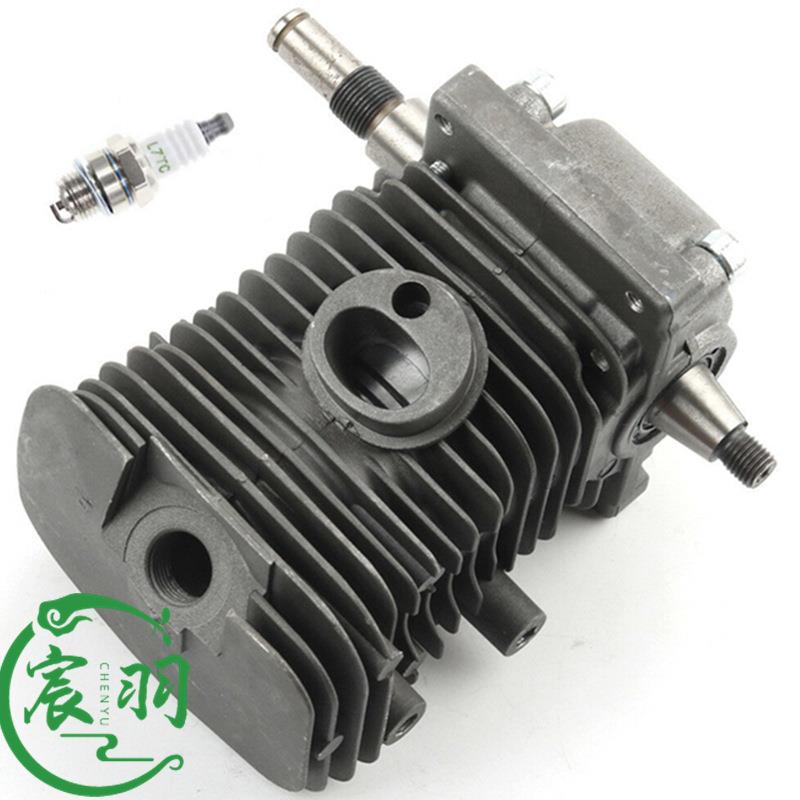 油锯MS018MS180170017气缸总成缸体缸套火花塞配件38mm