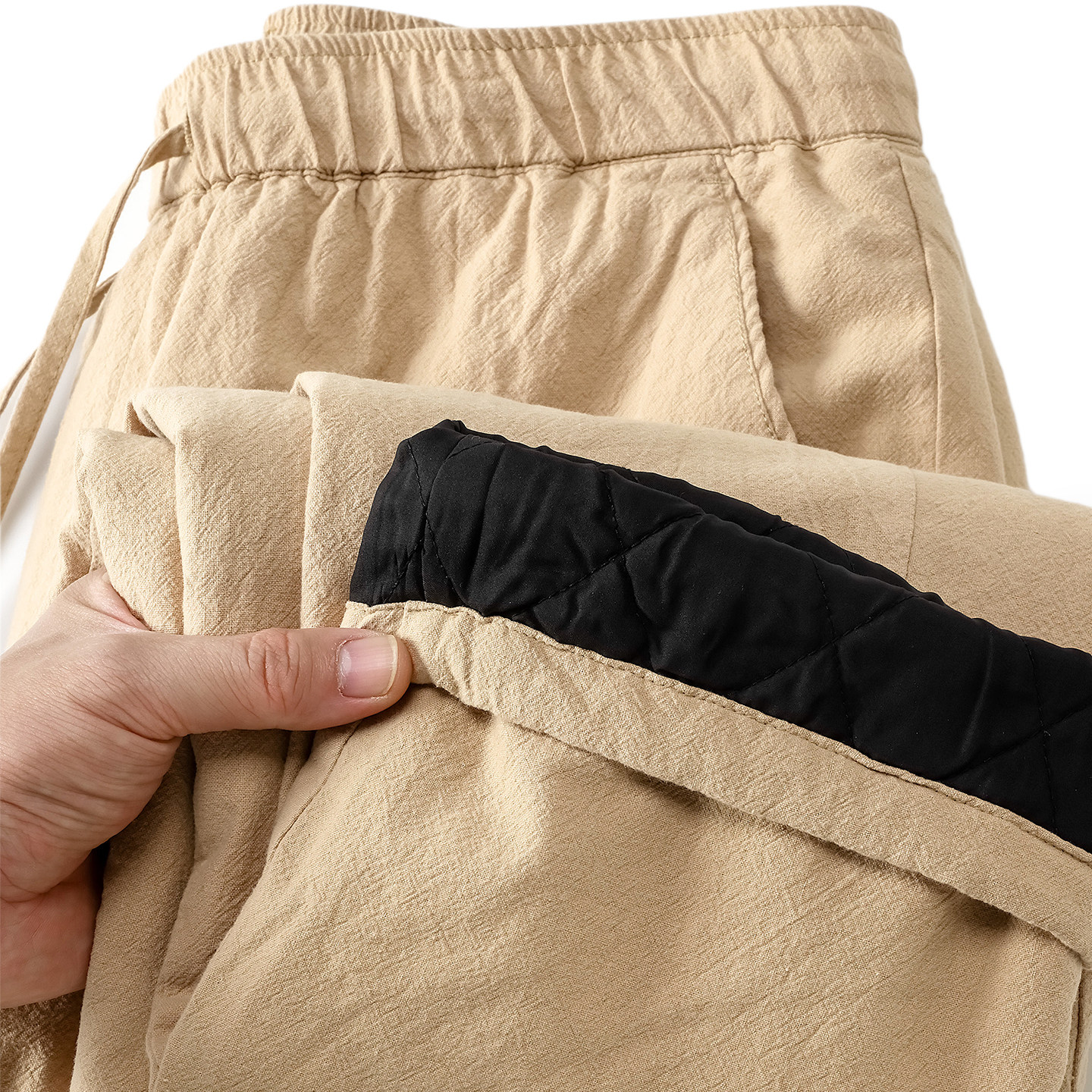 100%纯棉保暖加绒休闲裤男士冬季新款宽松直筒运动全棉加厚长裤子,男装,休闲裤,淘宝优惠券,粉丝福利购,淘宝优惠卷