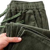 长裤 三伦100%纯棉灯芯绒休闲裤 子 新款 直筒宽松复古卫裤 男士 秋冬季