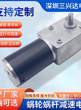 5882蜗轮蜗杆减速电机600JSX50ZY智能家居机器人设备微型直流马达