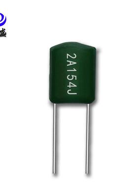 直销涤纶电容CL11电容器2A154J0.15UF/100V150NF