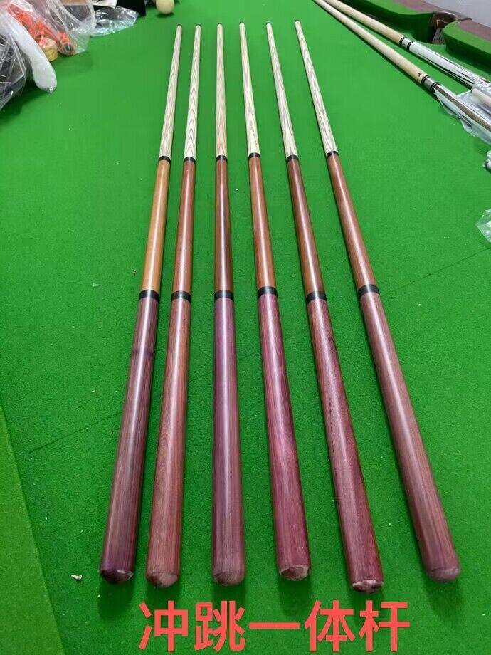 外贸出口台球杆：冲跳一体台球杆 三节球杆 开球杆 球房用杆 14MM