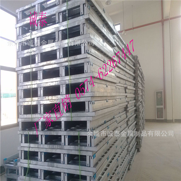 杭州叉车托盘钢制重型仓储物流承重金属铁制卡板仓库货架栈板垫板