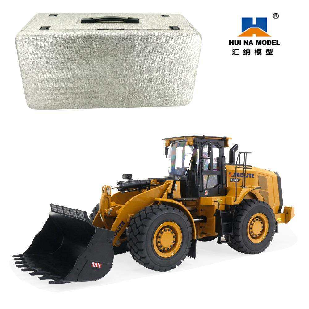 汇纳卡勃力特K966液压全合金1:16遥控推土机大号工程车模型