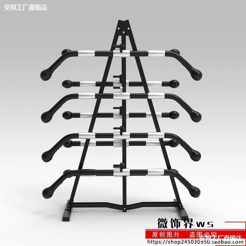 大飞鸟配件放置架大型力量器械配件健身房器材高位下拉把手收纳架